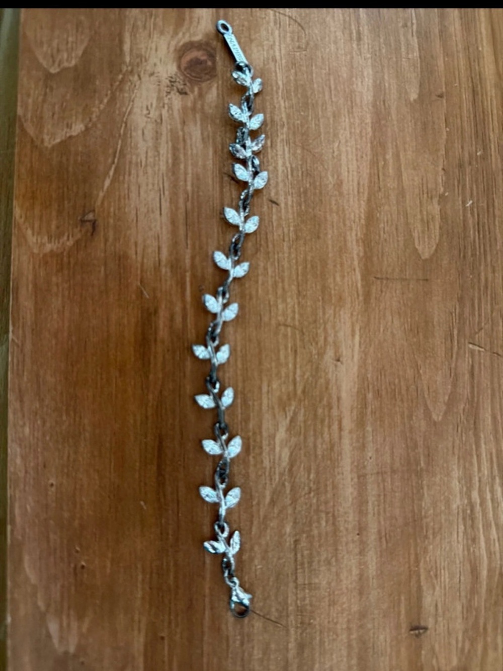Napier Silver Leaf Vine Bracelet